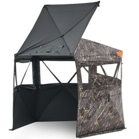 6-7 Person Portable Hunting Blind Ground Deer Duck Blind with Carrying Bag
